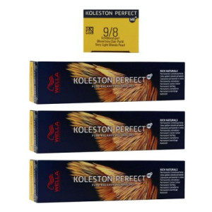 Wella Koleston 3 x 60 ml 9/8 lichtblond pearl