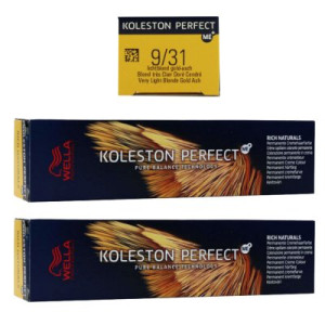 Wella Koleston 2 x 60 ml 9/31 lichtblond gold asch