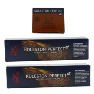 Wella Koleston 2 x 60 ml 8/7 hellblond braun