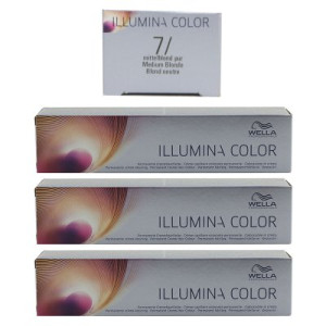 Wella Illumina 3 x 60 ml 7/ mittelblond