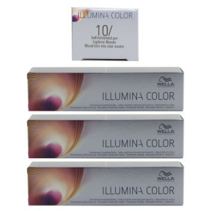 Wella Illumina 3 x 60 ml 10/ hell lichtblond