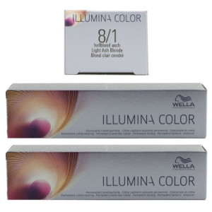 Wella Illumina 2 x 60 ml 8/1 hellblond asch