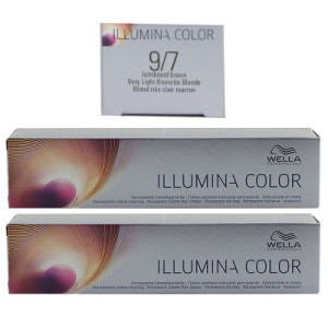 Wella Illumina 2 x 60 ml 9/7 lichtblond braun
