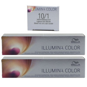 Wella Illumina 2 x 60 ml 10/1 hell lichtblond asch