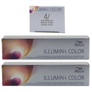 Wella Illumina 2 x 60 ml 4/ mittelbraun