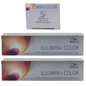 Wella Illumina 2 x 60 ml 5/ hellbraun