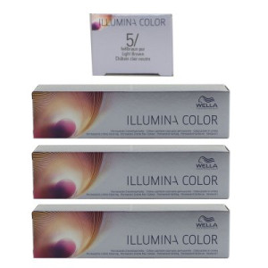 Wella Illumina 3 x 60 ml 5/ hellbraun