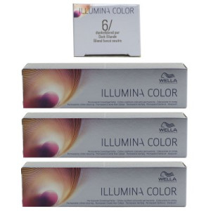 Wella Illumina 3 x 60 ml 6/ dunkelblond