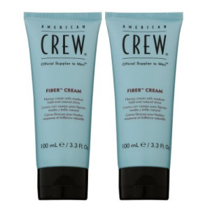 American Crew Fiber Cream 2 x 100 ml Haarcreme mittleren flexiblen Halt