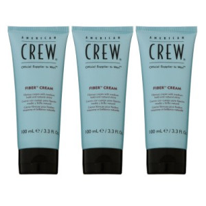 American Crew Fiber Cream 3 x 100 ml Haarcreme mittleren flexiblen Halt