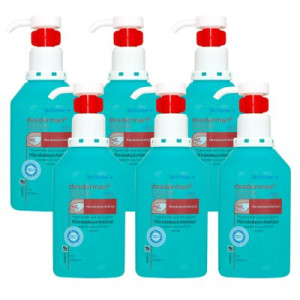 Schülke desderman 6 x 500 ml Hyclick Desinfektionsmittel