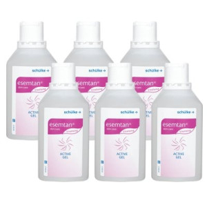 Schülke esemtan active gel 6 x 500 ml Durchblutungsanregendes Gel Vitalgel