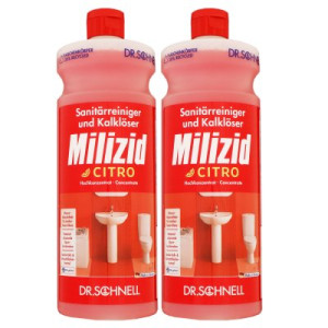 Dr. Schnell Milizid Citro 2 x 1 Liter Sanitärreiniger und Kalklöser
