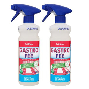 Dr. Schnell Gastrofee 2 x 500ml Gebrauchsfertiger Fettlöser für den Küchenbereich
