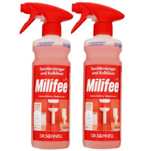 Dr. Schnell Milifee 2 x 500 ml Sanitärreiniger & Kalklöser Gebrauchsfertig