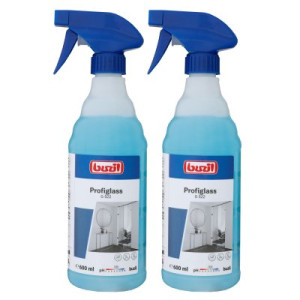 Buzil Profiglass G522 2 x 600ml Classic Glasreiniger mit Anti-Soiling-Effekt