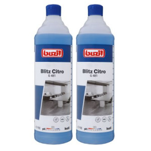 Buzil Blitz Citro G 481 2 x 1 Liter Alkoholreiniger mit Citrusduft