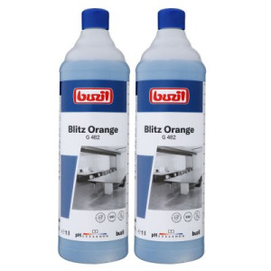 Buzil Blitz Orange G482 2 x 1 Liter neutraler Alkoholreiniger mit Orangenduft