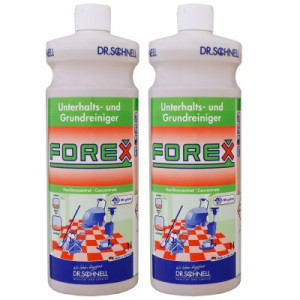 Dr. Schnell Forex 2 x 1 Liter Porentiefer Unterhalts- und Grundreiniger