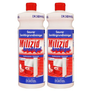 Dr. Schnell Milizid Kraftgel 2 x 1 Liter Sanitärreiniger Sauer