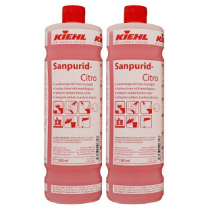 Kiehl Sanpurid-Citro 2 x 1 Liter Sanitärreiniger mit Citrus-Frischeduft
