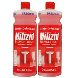 Dr. Schnell Milizid Lemonfresh 2 x 1 Liter Sanitärreiniger und Kalklöser