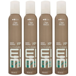 Wella Nutricurls Boost Bounce 4 x 300 ml Locken Schaumfestiger