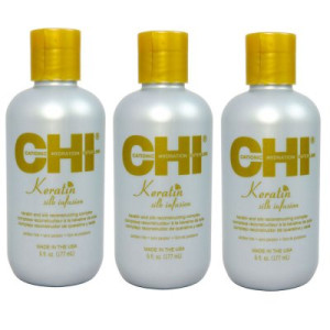 Farouk Chi Keratin Silk Infusion 3 x 177 ml Haarseide Kur