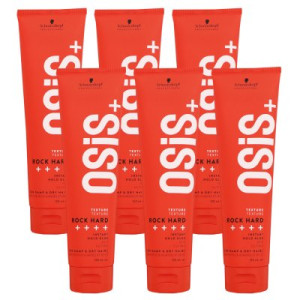 Schwarzkopf Osis Rock Hard 6 x 150 ml Haargel starker Halt