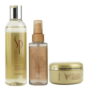 Wella SP Luxe Oil Keratin Protect Shampoo 200 ml & 100 ml Haaröl & 150 ml Haarmaske
