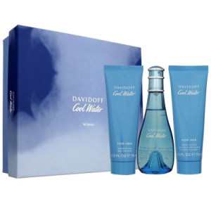 Davidoff Cool Water Woman - Women 100 ml EDT & 75 ml BL & 75 ml Showergel