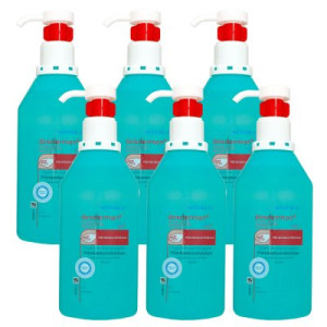 Schülke desderman 6 x 1 Liter Desinfektionsmittel Hyclick Händedesinfektion