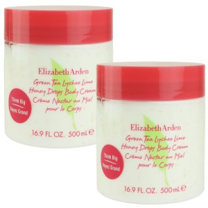 Elizabeth Arden Green Tea Lychee Lime 2 x 500 ml Honey Drops Body Cream