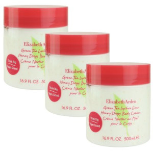 Elizabeth Arden Green Tea Lychee Lime 3 x 500 ml Honey Drops Body Cream