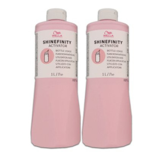 Wella Shinefinity Glaze Activator Bottle 2 % 2 x 1000 ml Entwickler H2O2