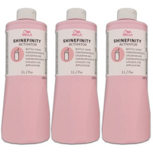 Wella Shinefinity Glaze Activator Bottle 2 % 3 x 1000 ml Entwickler H2O2