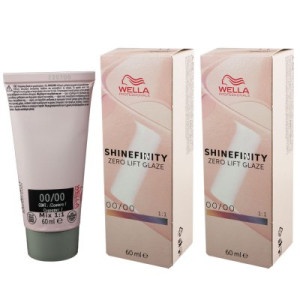 Wella Shinefinity Glaze Booster 2 x 60 ml 00/00 Crystal Glaze Booster Tönung