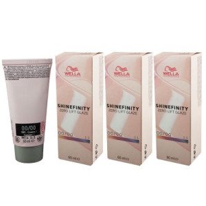 Wella Shinefinity Glaze Booster 3 x 60 ml 00/00 Crystal Glaze Booster Tönung