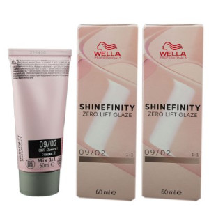Wella Shinefinity Glaze Natural 2 x 60 ml 09/02 Soft Sage Tönung Neu