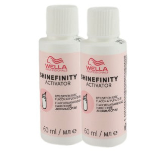 Wella Shinefinity Glaze Activator Bottle 2 % 2 x 60 ml Entwickler H2O2