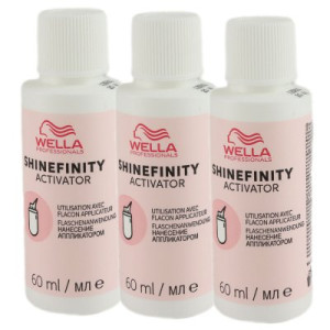 Wella Shinefinity Glaze Activator Bottle 2 % 3 x 60 ml Entwickler H2O2