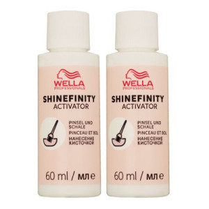 Wella Shinefinity Glaze Activator Brush Bowl 2 % 2 x 60 ml Entwickler H2O2