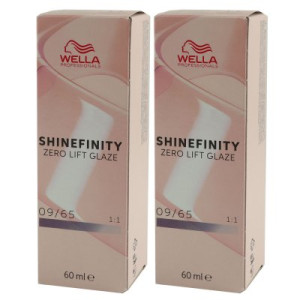 Wella Shinefinity Glaze Cool 2 x 60 ml 09/65 Pink Shimmer Tönung