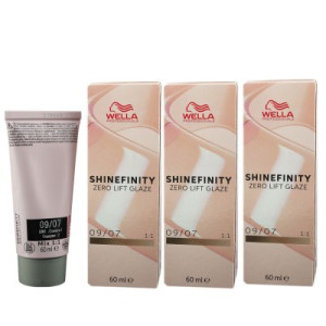Wella Shinefinity Glaze Natural 3 x 60 ml 09/07 Beige Sand Tönung Neu
