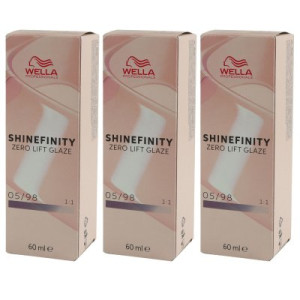 Wella Shinefinity Glaze Cool 3 x 60 ml 05/98 Steal Orchid Tönung