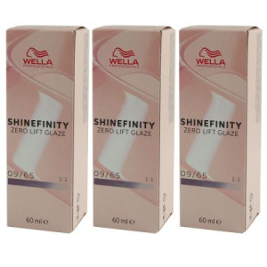 Wella Shinefinity Glaze Cool 3 x 60 ml 09/65 Pink Shimmer Tönung