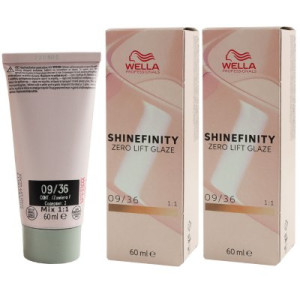 Wella Shinefinity Glaze Warm 2 x 60 ml 09/36 Vanilla Glaze Tönung