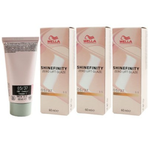Wella Shinefinity Glaze Warm 3 x 60 ml 05/37 Caramel Espresso Tönung