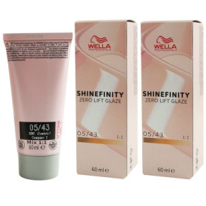 Wella Shinefinity Glaze Warm 2 x 60 ml 05/43 Hot Chilli Tönung