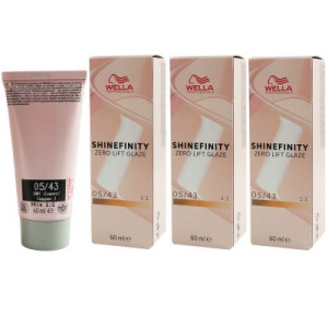 Wella Shinefinity Glaze Warm 3 x 60 ml 05/43 Hot Chilli Tönung